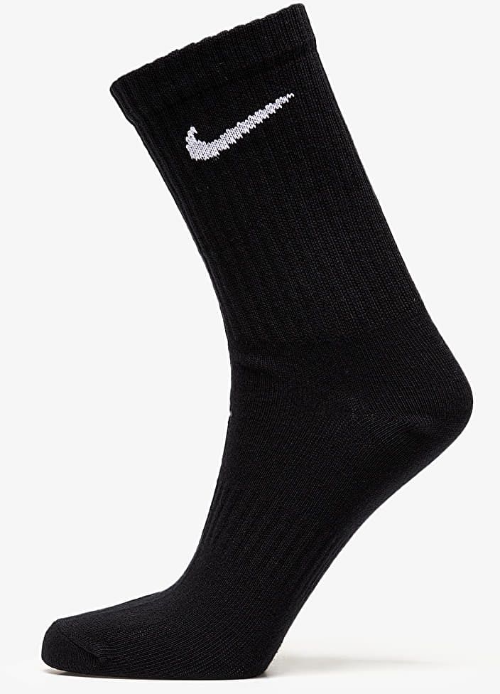 Nike Everyday Lightweight Crew 3-Pack Socks Black L