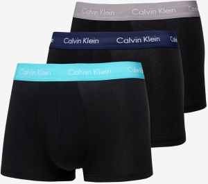 Calvin Klein Cotton Stretch Low Rise Trunk 3-Pack Black M