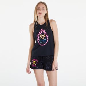 Tielko Under Armour Project Rock W Neon Flame Tank Black/ Black M