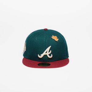 Šiltovka New Era Atlanta Braves Ws Contrast 59Fifty Fitted Cap New Olive/ Optic White 7 1/2