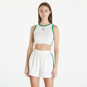 adidas Terry Crop Tank Off White L