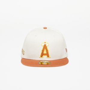 Šiltovka New Era Anaheim Angels Boucle 59FIFTY Fitted Cap Stone/ Brown 7 5/8