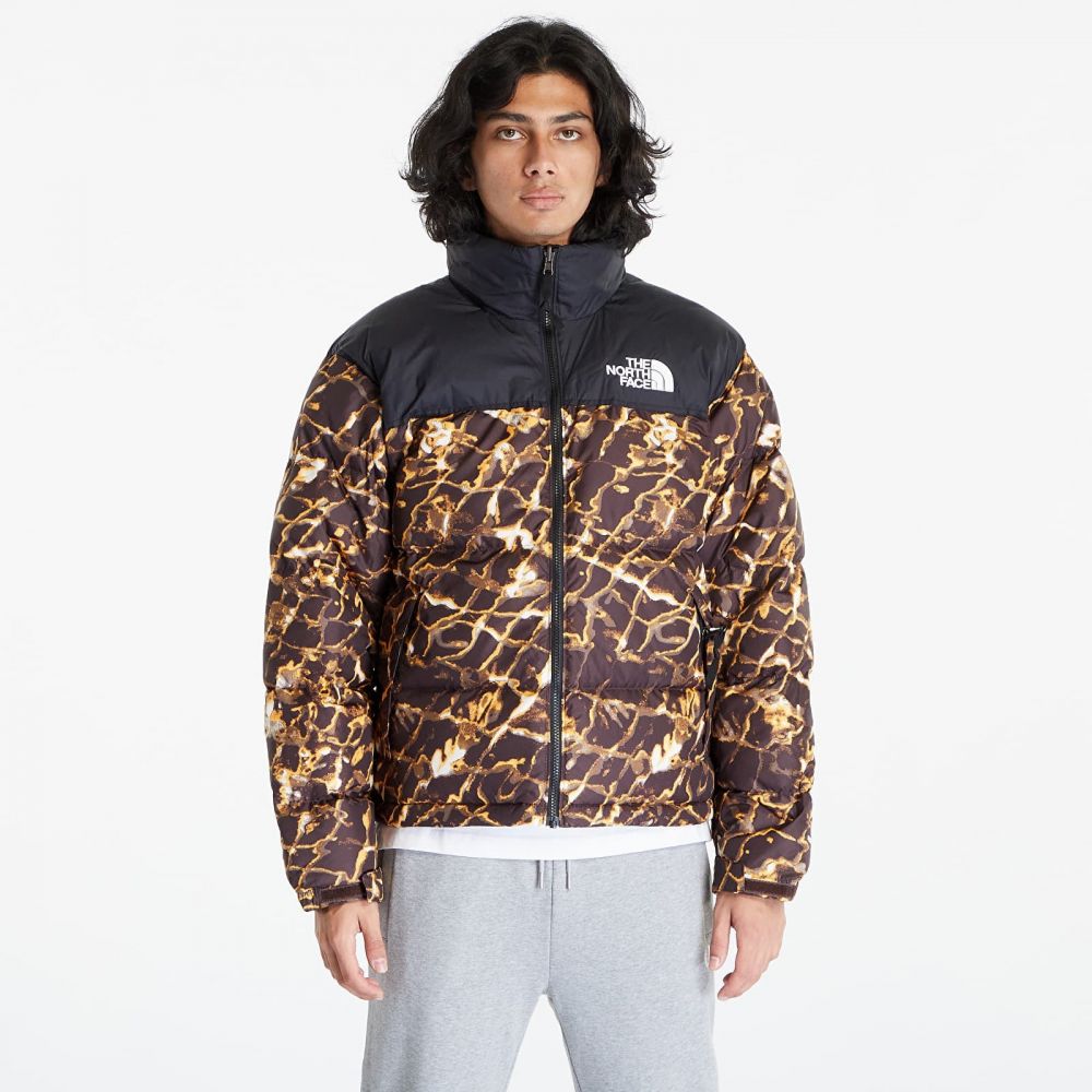 Bunda The North Face M 1996 Retro Nuptse Jacket Coal Brown Wtrdstp/ TNF Black M