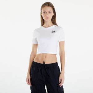 Tričko The North Face Crop S/S Tee TNF White L