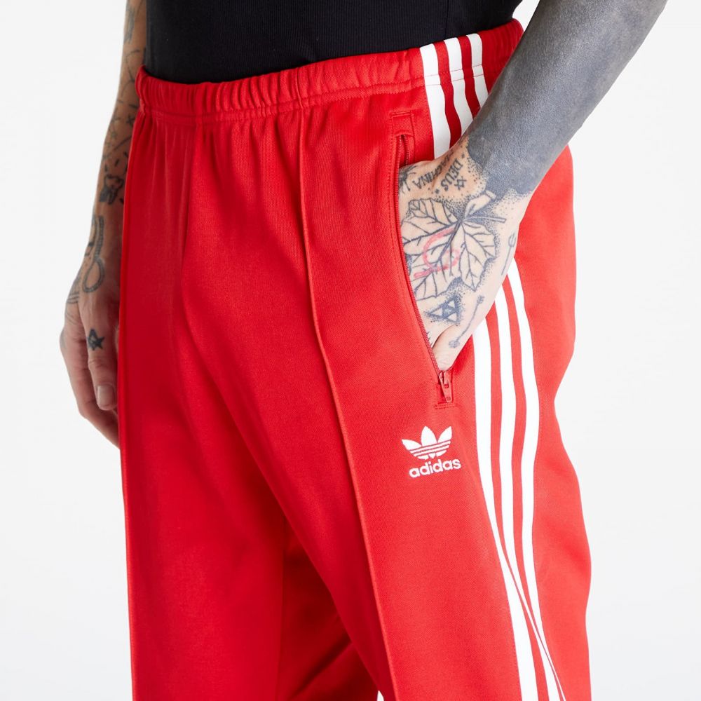 Kalhoty adidas Beckenbauer Track Pant Better Scarlet/ White L