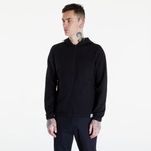 Mikina Calvin Klein Jeans Woven Tab Zip Through Black M