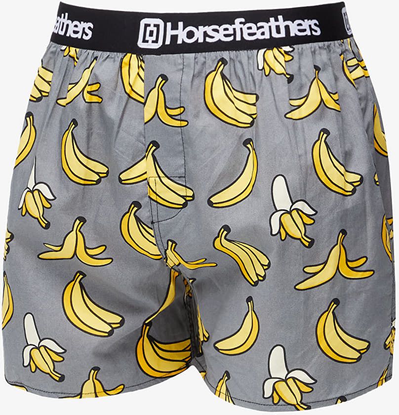 Horsefeathers Frazier Boxer Shorts Grey/ Bananas Print L