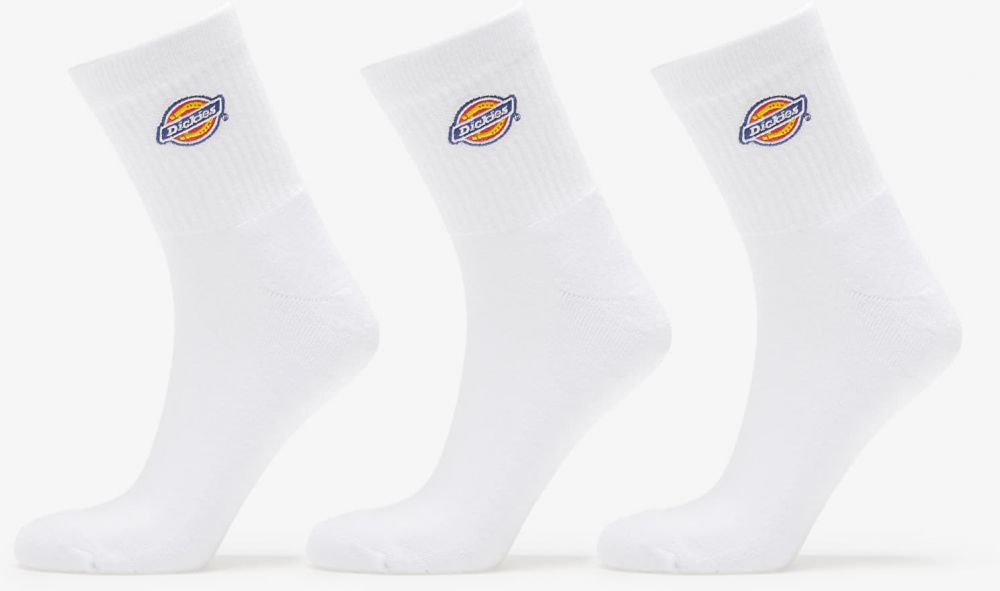 Dickies Valley Grove Socks 3-Pack White 39-42