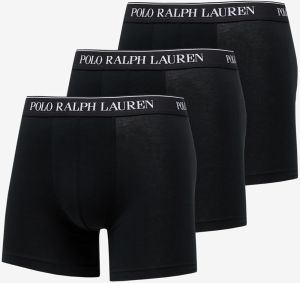 Ralph Lauren Stretch Cotton Boxer Briefs 3-Pack Black L