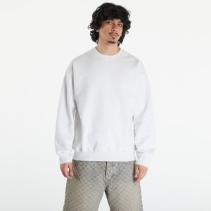 Mikina Nike Solo Swoosh Men's Fleece Crew Birch Heather/ White L