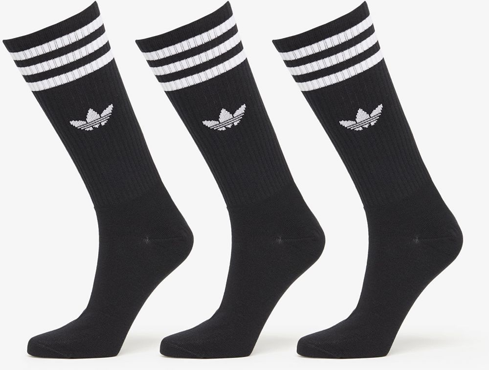 adidas High Crew Sock 3-pack Black L