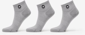 Footshop Ankle Socks 3-Pack Grey 36-38
