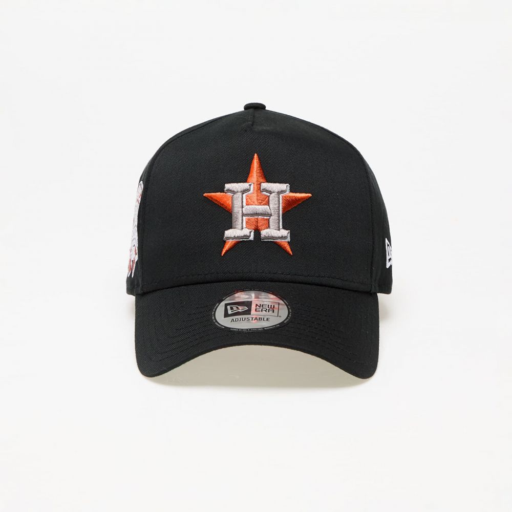 Šiltovka New Era Houston Astros MLB Patch E-Frame Adjustable Cap Black/ Kelly Green Universal