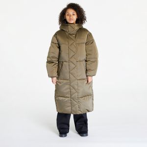 Bunda Tommy Jeans Long Satin Puffer Green M