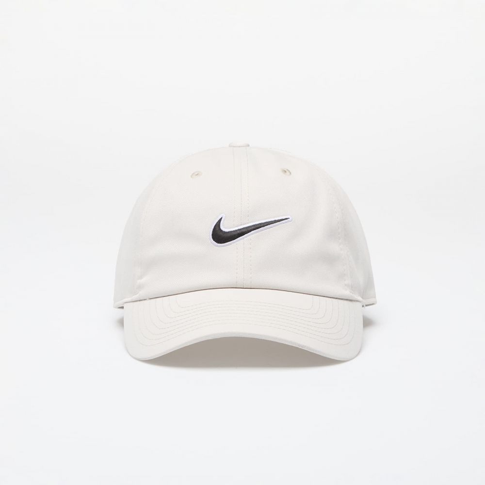 Šiltovka Nike Club Unstructured Swoosh Cap Light Bone/ Black L/XL