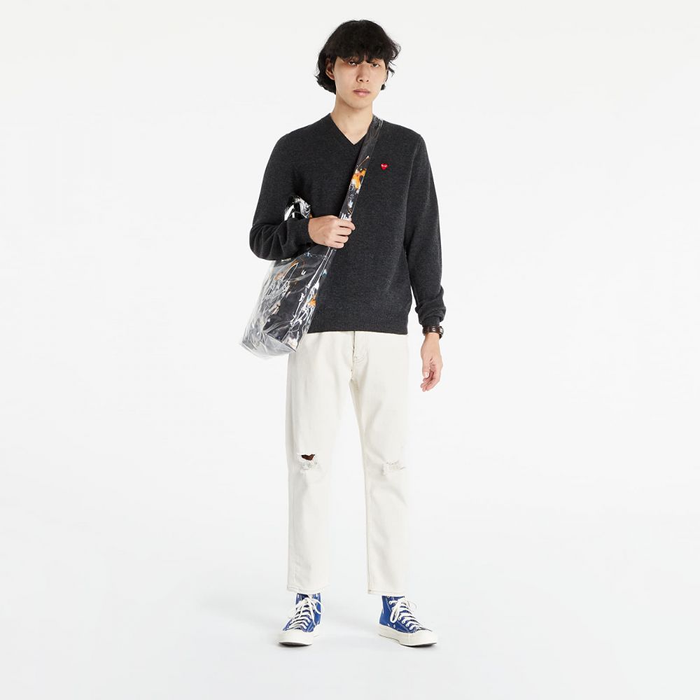 Svetr Comme des Garçons PLAY Pullover Knit Charcoal S