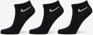 Nike Everyday Lightweight Ankle Socks 3-Pack Black M