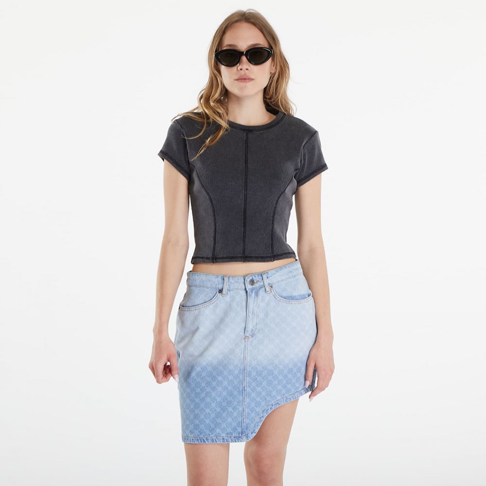 Tričko Daily Paper Nalia Short Sleeve T-Shirt Black XL