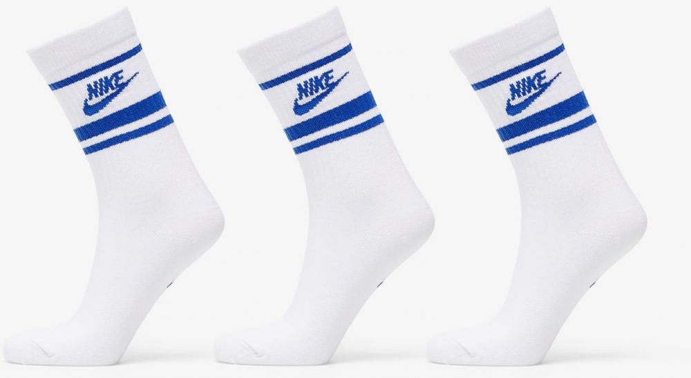 Nike Sportwear Everyday Essential Crew Socks 3-Pack White/ Game Royal L