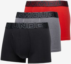 Under Armour M Performance Cotton 3in 3-Pack Grey S
