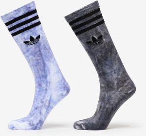 adidas Tie Dye Crew Socks 2-Pack Black M