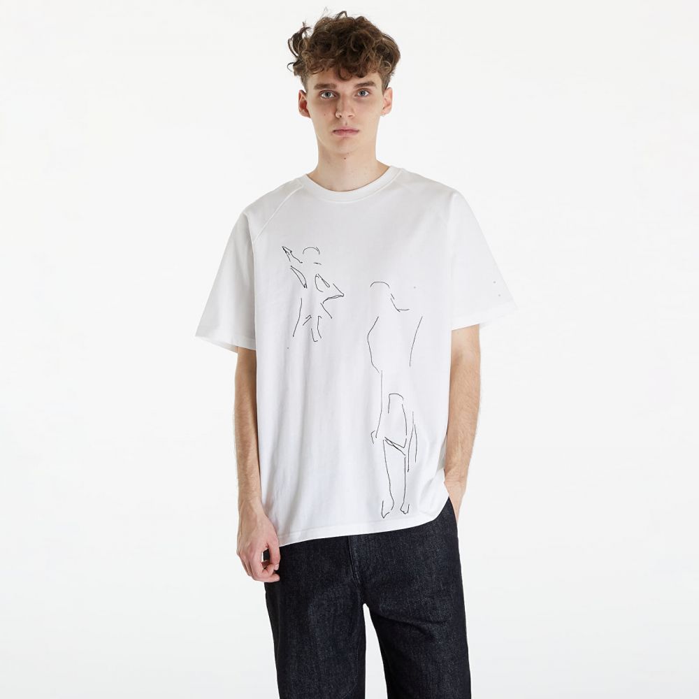 Tričko HELIOT EMIL Formation T-Shirt White M