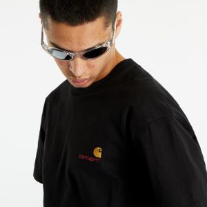 Tričko Carhartt WIP S/S American UNISEX Script T-Shirt Black L