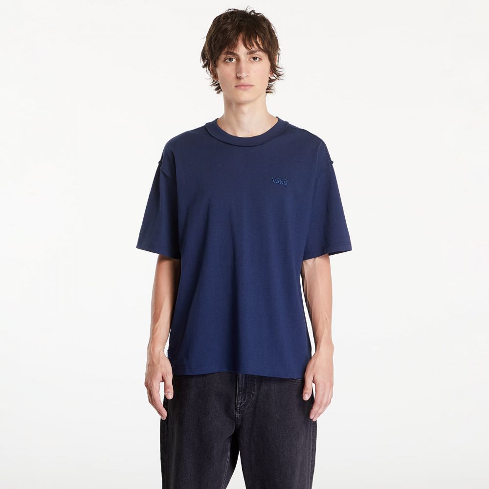 Tričko Vans LX Premium Short Sleeve T-Shirt Dress Blues M