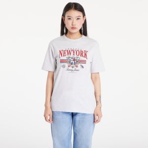Tričko Tommy Jeans Prep Explorer Relaxed Fit T-Shirt Silver Grey Heather XS