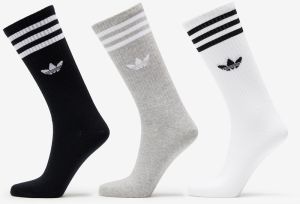 adidas High Crew Sock 3-Pack White/ Mgreyh/ Black L