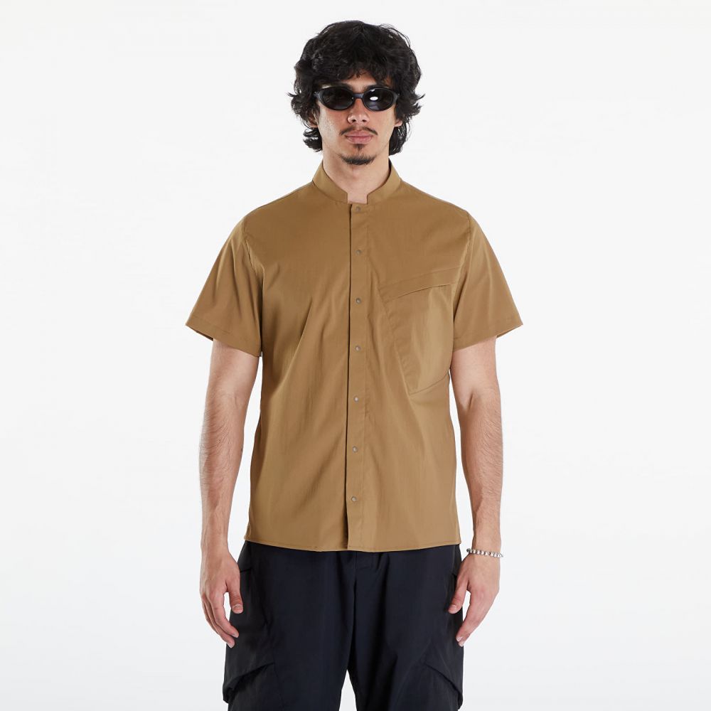 Košeľa Poutnik by Tilak Blade Short-sleeve Shirt Bronze Brown S