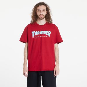 Tričko Thrasher Outlined T-Shirt Cardinal S