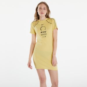 Nike Sportswear Women's Short Sleeve Dress Saturn Gold XS