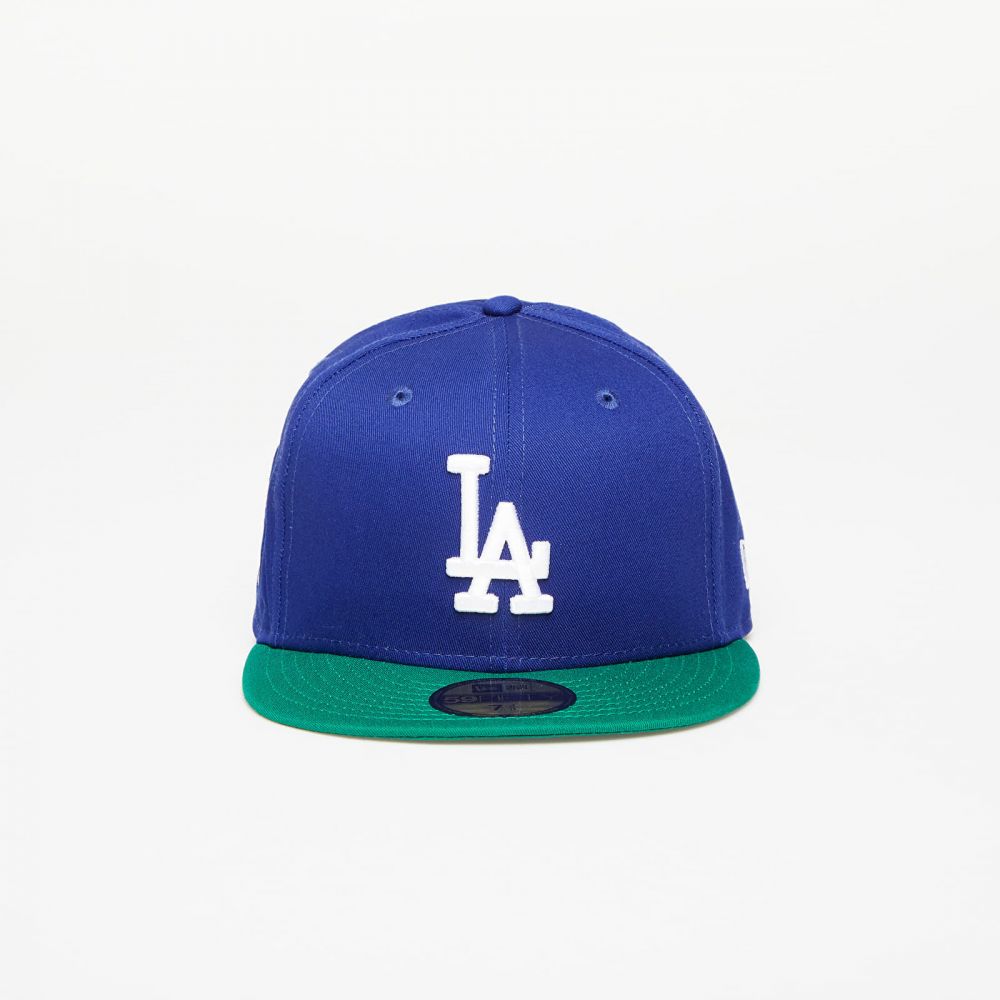 Šiltovka New Era Los Angeles Dodgers MLB Team Colour 59FIFTY Fitted Cap Dark Royal/ White 7 3/8