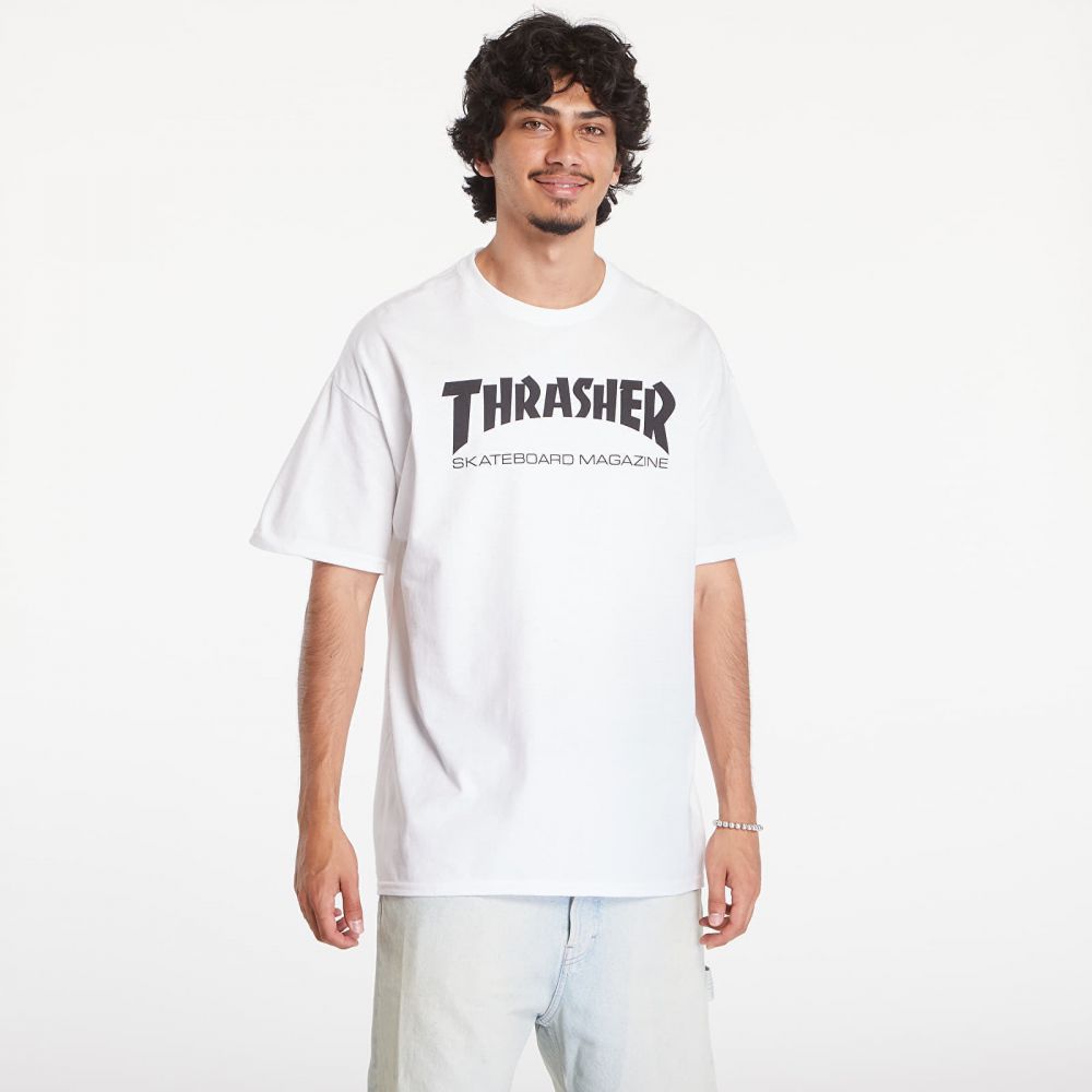 Tričko Thrasher Skate Mag T-Shirt White L