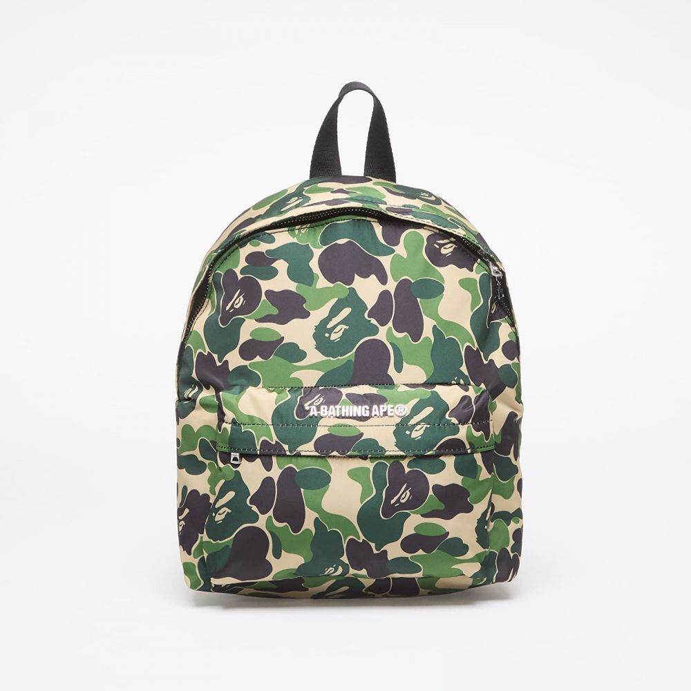 A BATHING APE Abc Camo Small Shoulder Daypack Green Universal