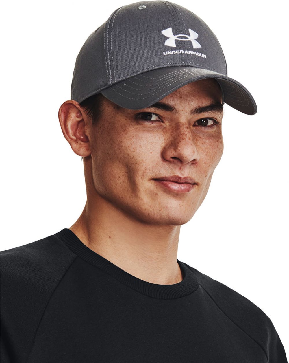 Šiltovka Under Armour Mens Branded Lockup Adj Gray Universal