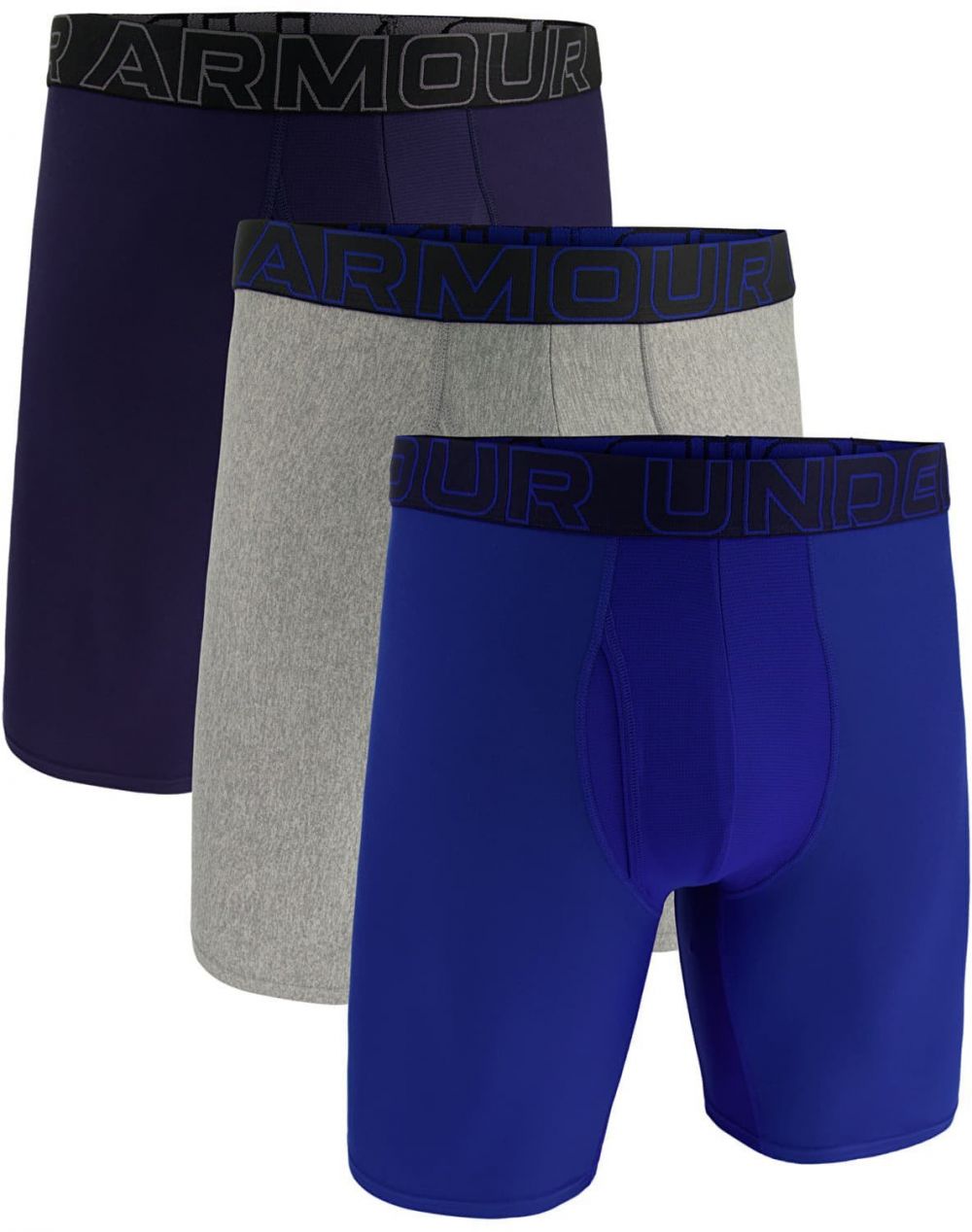 Under Armour M Perf Tech 9in 3-Pack Blue L