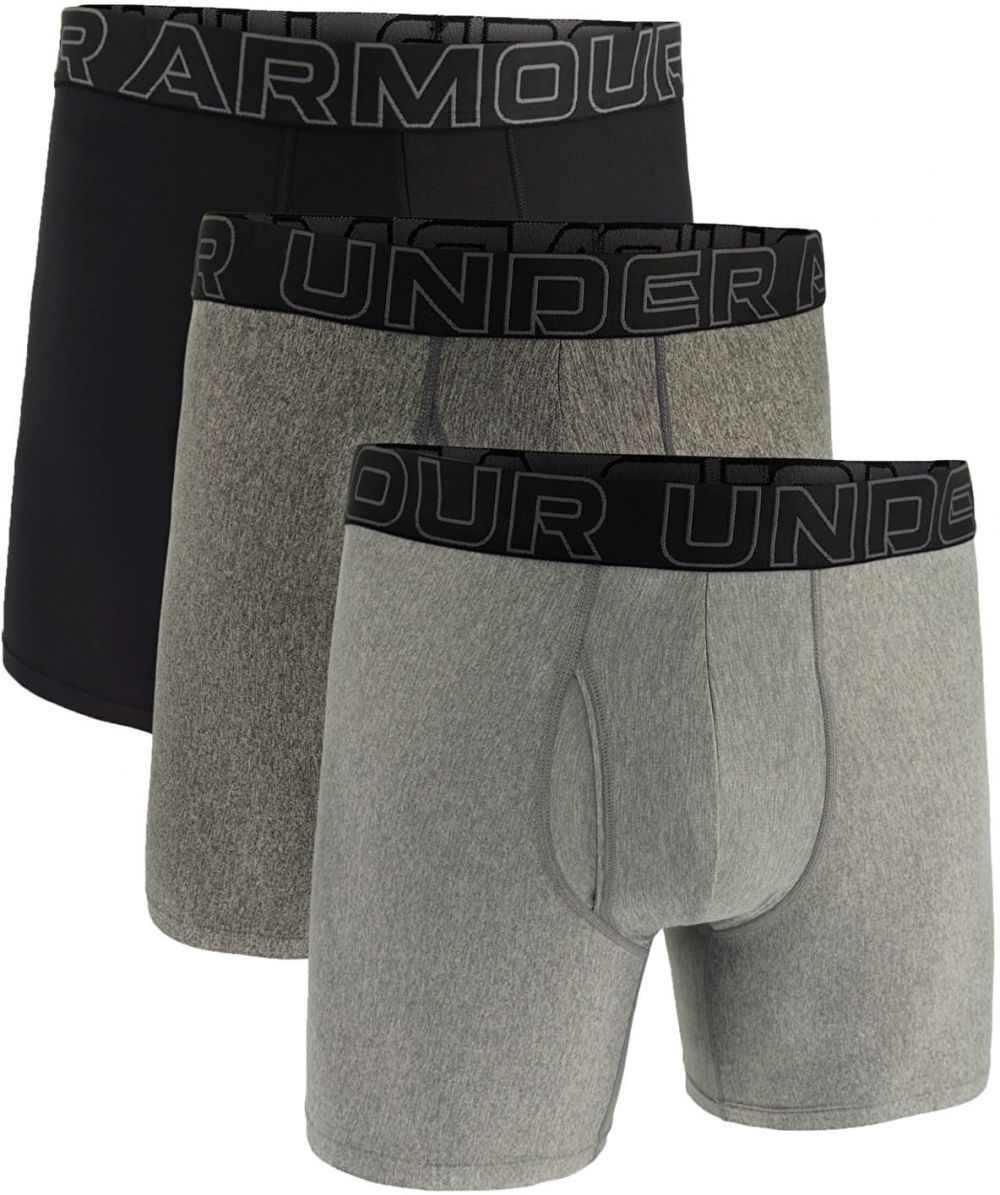 Under Armour M Perf Tech 6in 3-Pack Grey S