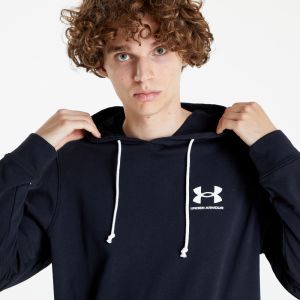 Mikina Under Armour Rival Terry Lc Hoodie Black/ Onyx White L