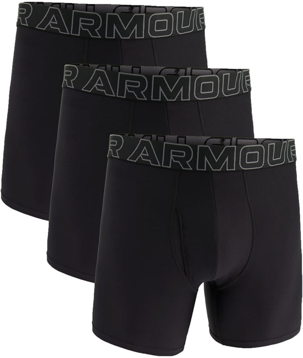Under Armour M Perf Tech 6in 3-Pack Black S