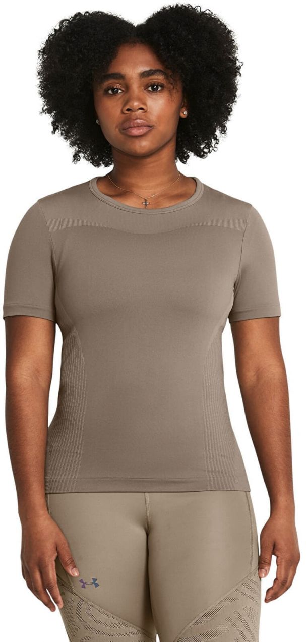 Tričko Under Armour Vanish Elite Seamless SS Brown M