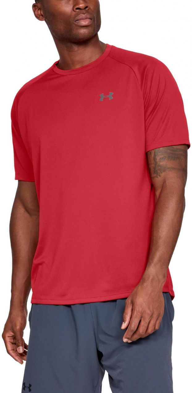 Tričko Under Armour Tech 2.0 SS Tee Red/ Graphite M