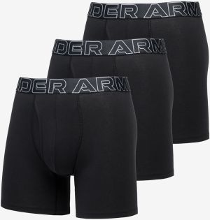 Under Armour M Performance Cotton 6in 3-Pack Black L
