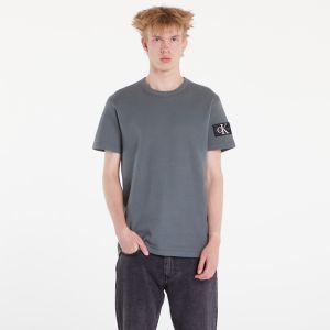 Tričko Calvin Klein Jeans Waffle Cotton Badge T-Shirt Endless Grey M
