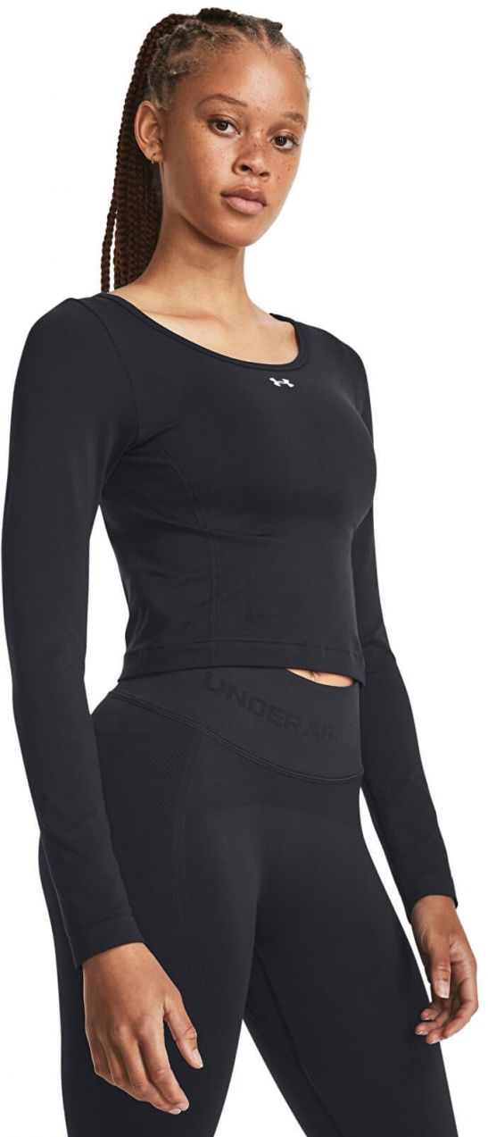 Tričko Under Armour Train Seamless LS Black XS