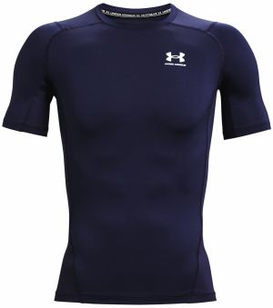 Tričko Under Armour Hg Armour Comp SS Midnight Navy/ White XXL
