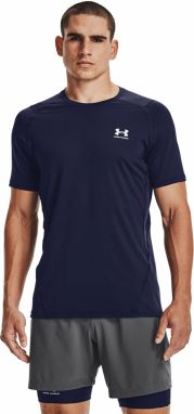 Tričko Under Armour Hg Armour Fitted SS Midnight Navy/ White XL