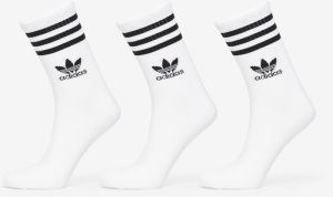 adidas Mid Cut Crew Sock 3-Pack White S
