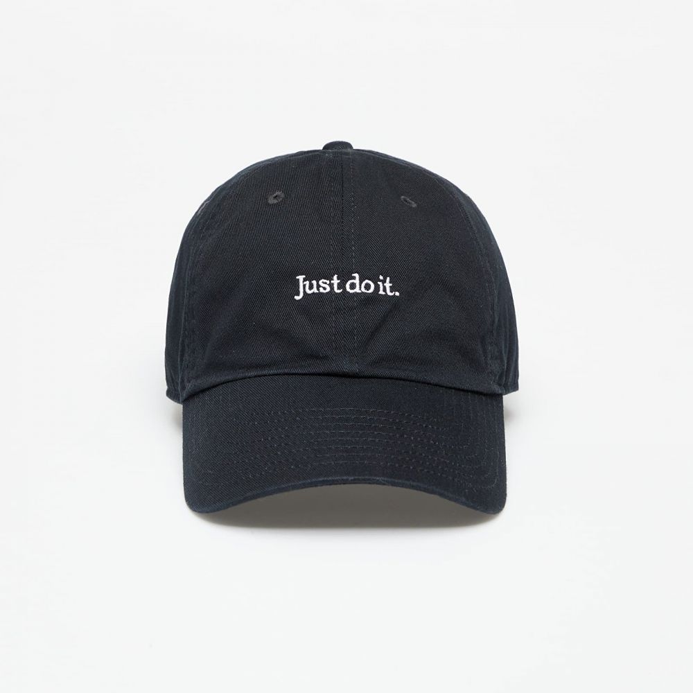 Šiltovka Nike Club Unstructured Just Do It Cap Black/ White L/XL